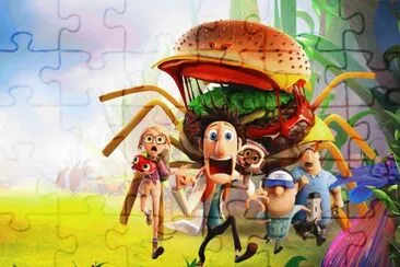 פאזל של Cloudy with a Chance of Meatballs 2