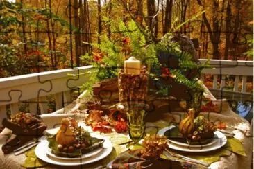 outdoor fall table