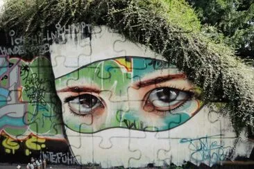 ojos de mujer jigsaw puzzle