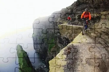 on the edge