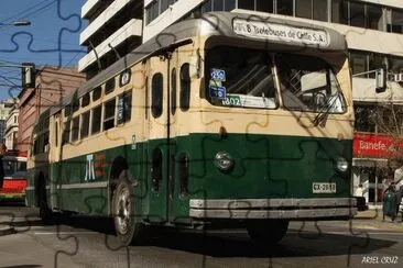 פאזל של Trolley en Valparaiso