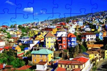 Cerros de Valparaiso 2 jigsaw puzzle