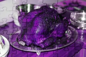 Purple Thanksgiving Turkey