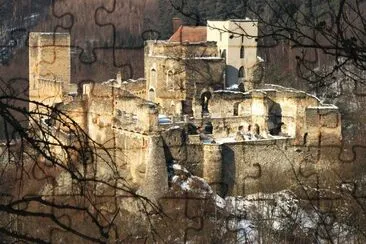 Ruin Kaja in winter jigsaw puzzle