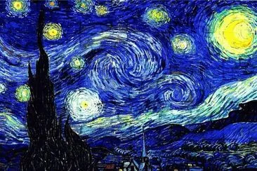 noche estrellada- van gogh