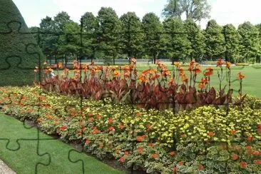 פאזל של Jardines de Hampton Court Palace. Inglaterra