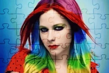 avril lavgine2 jigsaw puzzle