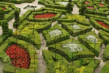 פאזל של Jardines del chateau Villandry, Francia 2