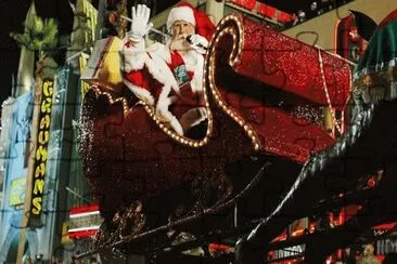 Christmas Parade Santa-Hollywood