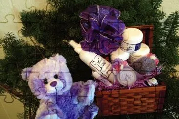 Lavender Christmas Gift Basket