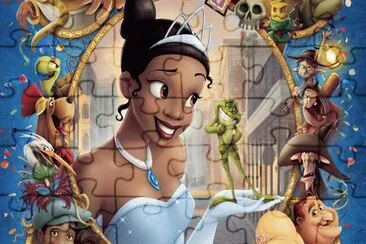 princesa e o sapo jigsaw puzzle