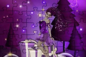 Very Purple Christmas-Art