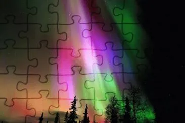 aurora boreal jigsaw puzzle