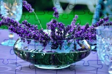 Floating Lavender Centerpiece