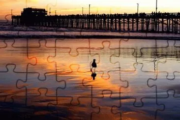 Sunset at Newport Pier-Newport Beach