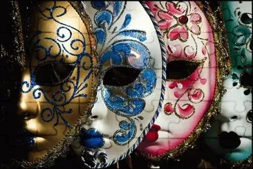 mascaras de carnaval o fiestas