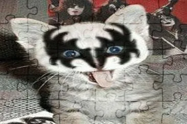 Gato Fan Kiss jigsaw puzzle