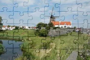 village scene jigsaw puzzle