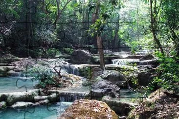 Erewan falls Kanchananburi Thailand