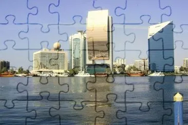 Dubai Channel jigsaw puzzle