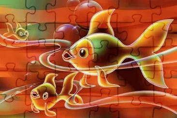 Gold Fish jigsaw puzzle