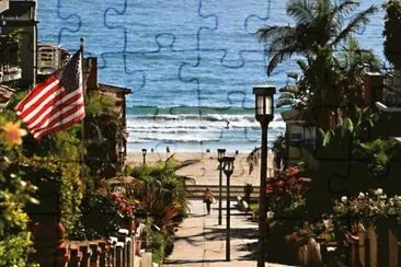 Walkway to the Beach-Manhattan Beach