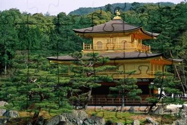 Kinkakuji Temple Kyoto Japan jigsaw puzzle