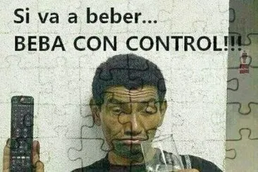 פאזל של Beber con control