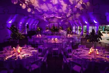 Magenta Reception Tent