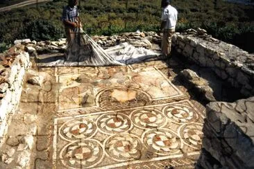 byllis 6th century mosaic