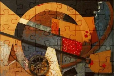 Kurt Schwitters jigsaw puzzle