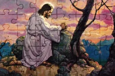 Jesus Praying jigsaw puzzle