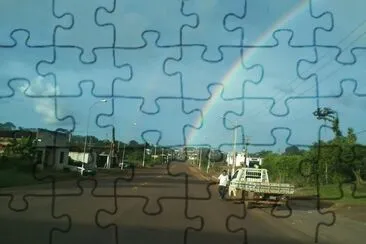 Arco Iris em EspigÃ£o do Oeste - RO jigsaw puzzle