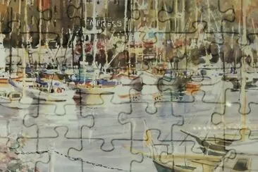 Boat Painting jigsaw puzzle