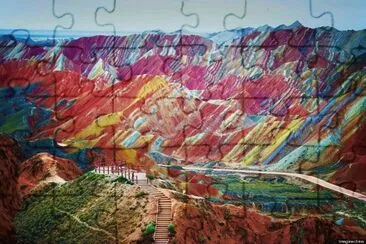 Rainbow Mountains China