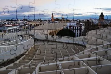 vista desde la setas jigsaw puzzle