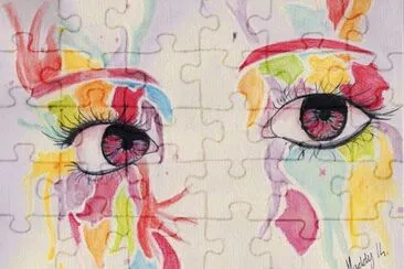 Beautiful Eye 's jigsaw puzzle