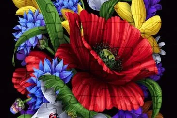 Colorful Bouquet jigsaw puzzle