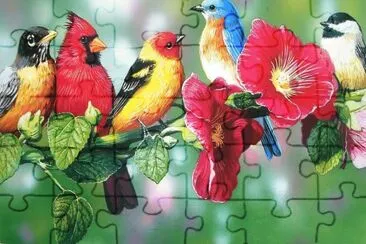 Birds Meeting jigsaw puzzle