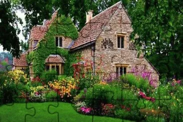 English Cottage jigsaw puzzle