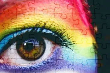 Rainbow Eye jigsaw puzzle