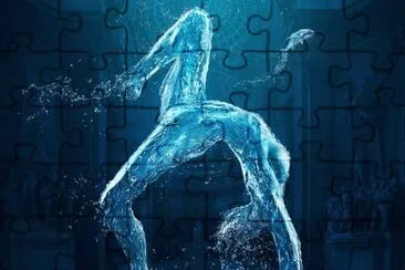 Mujer de agua. jigsaw puzzle