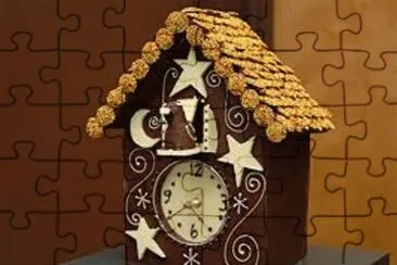 Un reloj de chocolate jigsaw puzzle