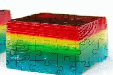 Gelatina arco iris jigsaw puzzle