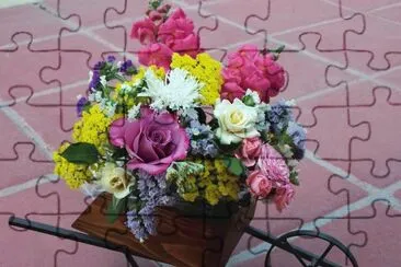 פאזל של Flower Cart