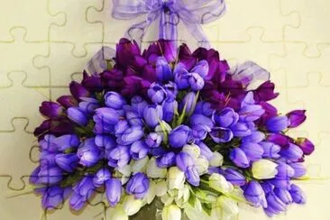 פאזל של bouquet de tulipes