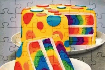 Rainbow Cake jigsaw puzzle