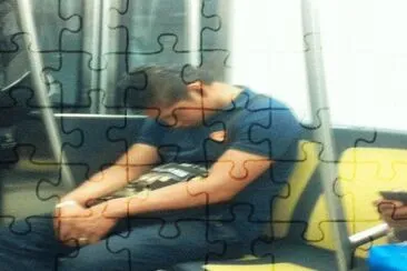 Sucedio en el metro jigsaw puzzle