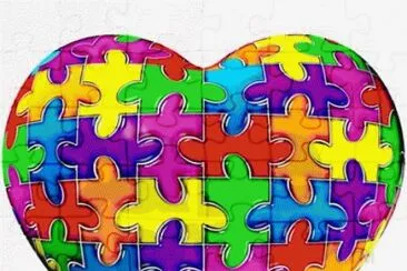 Autisum Heart jigsaw puzzle