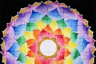 Chakra Lotus jigsaw puzzle